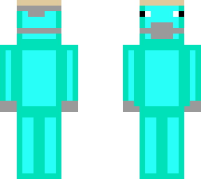 dumb baldskeppy with gloves and mask