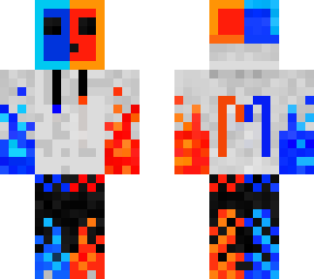 edit of fire and ice slime. feel free to edit the letter on back to fit you.