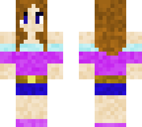girl in purple top