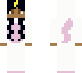 girl wearing unicorn onesie