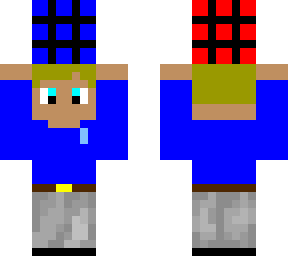 guy holding cube