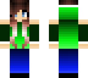 lia human girl (green shirt)