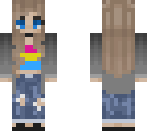 pan flag girl