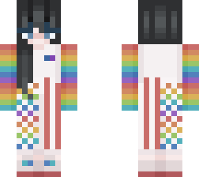 rainbow girl haha