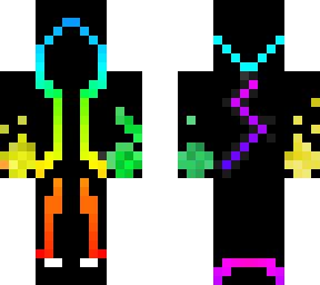 rainbow mage with acid and lightnig