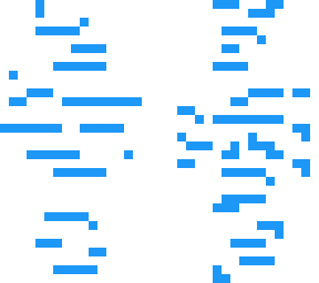 random blue lines
