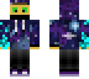 real dude with galaxy hoodie (hood on)