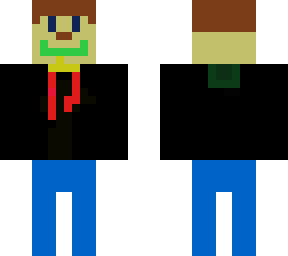 red hoodie blue trouser boy