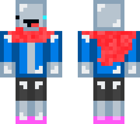 sans with papyrus' scarf