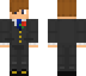 tuxedo (blue tie)