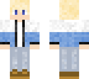 white & blue boy