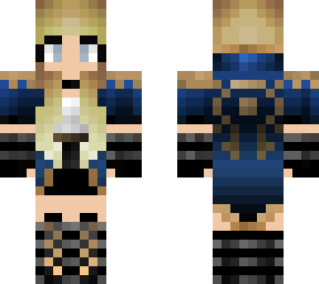 blue guard woman
