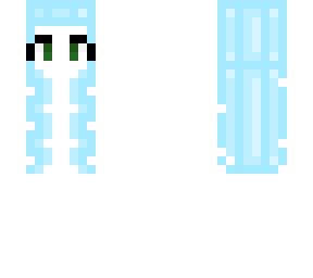 blue hair with green eyes hair base - raffle