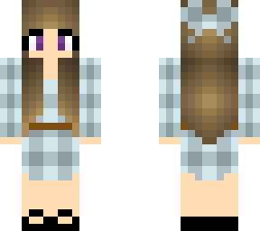blue plaid dress