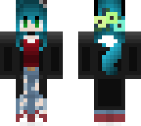 blue wolf girl