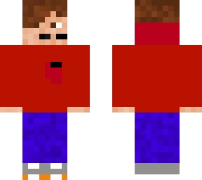 boy with right side part