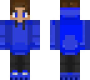 brown haired blue purpled