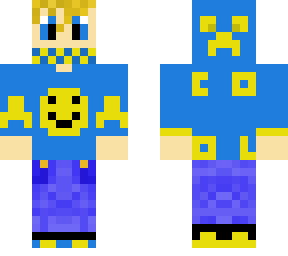 cool blue & yellow boy