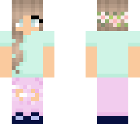 flower hair girl