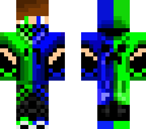 green - blue hagelskin