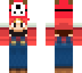 mario holding shy guy