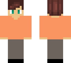 orange sleeved boy