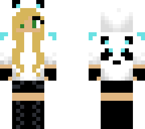 panda girl skin xx