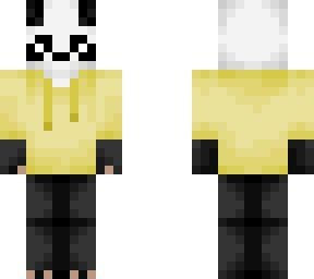 panda with a hoodie