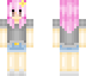 pink hair girl