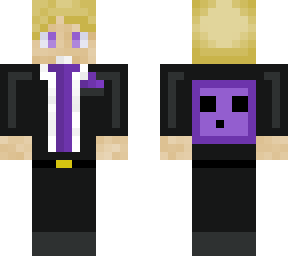 purple boy con traje