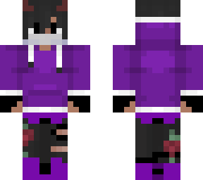 purple-hooded demon boy