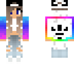 rainbow girl