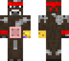 rambo cow with infinity glove