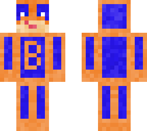 superhero with b emblem