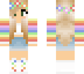 (edit) pastel rainbow girl