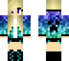blond hair diamond creeper