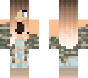 blonde camo girl