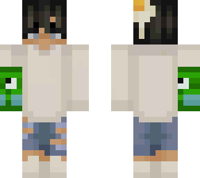 classic green fish boy