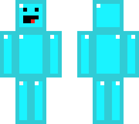 diamond block man