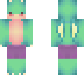 dragon with shorts