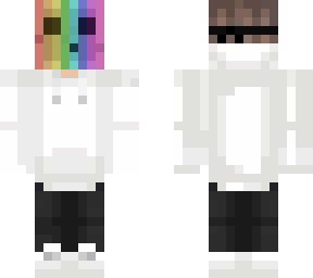 guy with rainbow slime mask