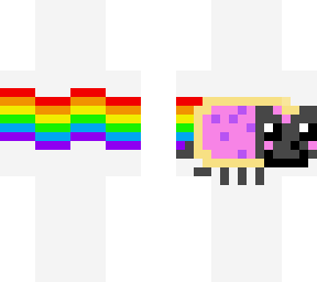 my attempt at nyan cat