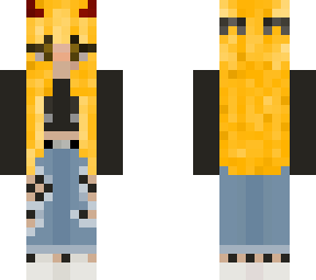 orange girl skin