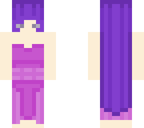purple dress