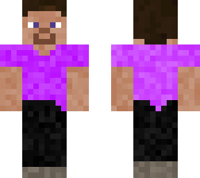 purple shirt steve