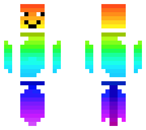 rainbow glossy