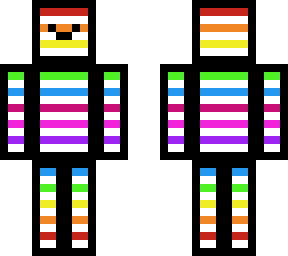 rainbow man or woman