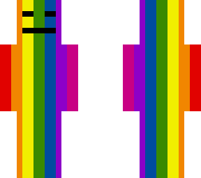 rainbow meh face