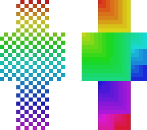 rainbow person