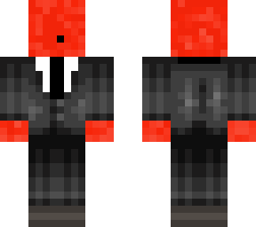 red man in suit
